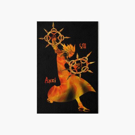 Vista previa del artículo con la obra «La ráfaga de llamas danzantes», diseñado y vendido por DamianMorris.