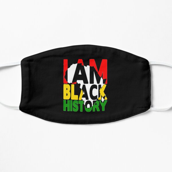 Ich bin ein schwarzer Geschichtsmonat Afrikaner Flache Maske