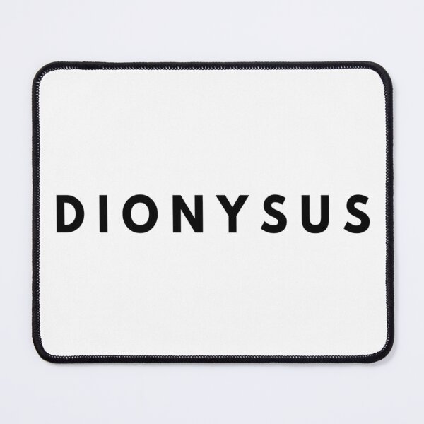 Item preview, Dionysus Greek Mythology Olympian God Black Typography designed and sold by OnyxMoonDesigns.