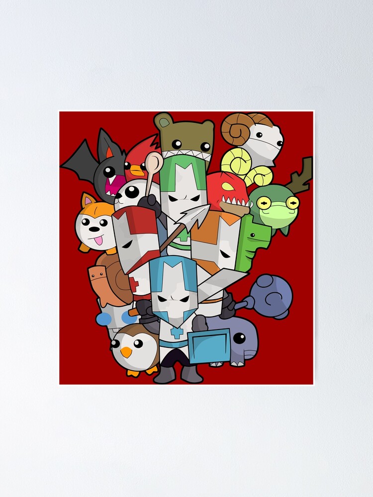 Castle crashers red knight Postcard for Sale by Rccola55