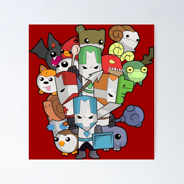 Castle crashers red knight Postcard for Sale by Rccola55