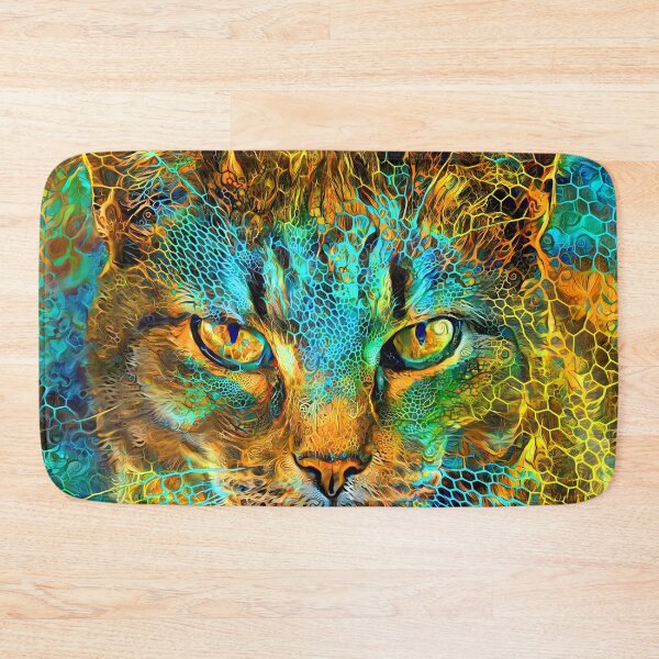 Item preview, DeepStyle abstraction cat designed and sold by blackhalt.