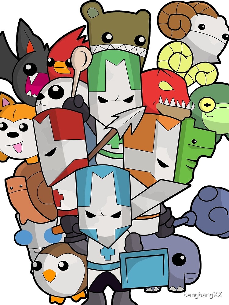 i turned my pets into castle crashers stickers! let me know if you