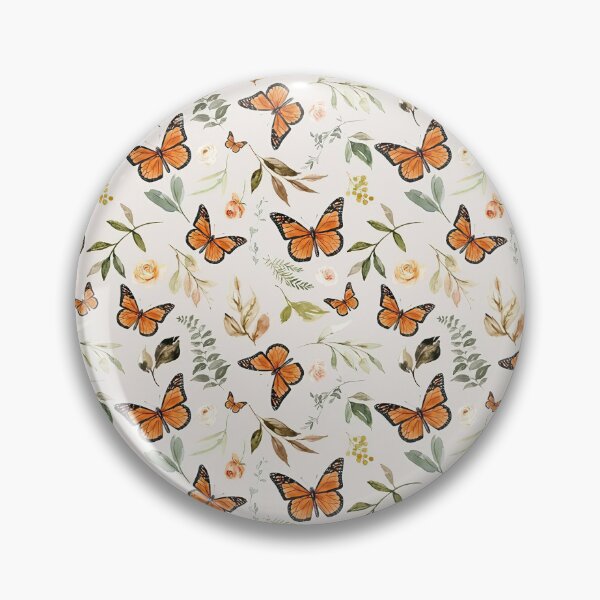 Item preview, Vintage Watercolor Butterflies Floral  designed and sold by LittleShop79.