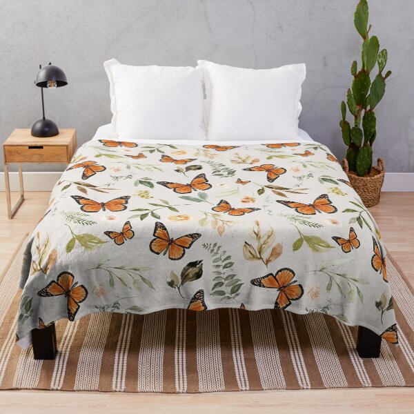 Item preview, Vintage Watercolor Butterflies Floral  designed and sold by LittleShop79.
