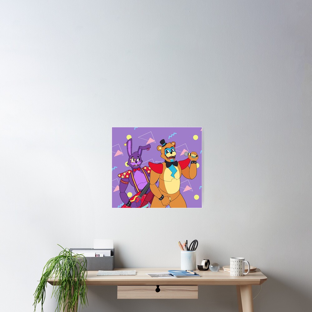 Buy FNAF Glamrock Bonnie V2 5x7in Art Print Online in India 