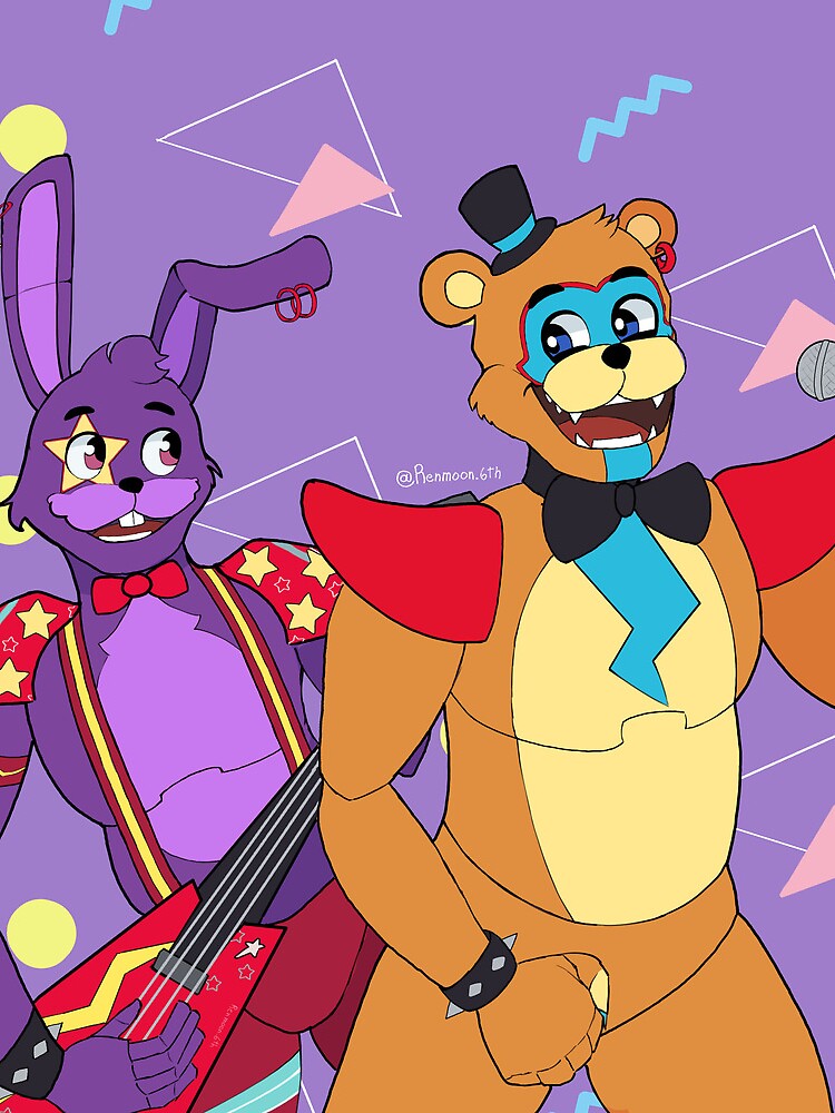 Glamrock Bonnie over Freddy [Five Nights at Freddy's Security