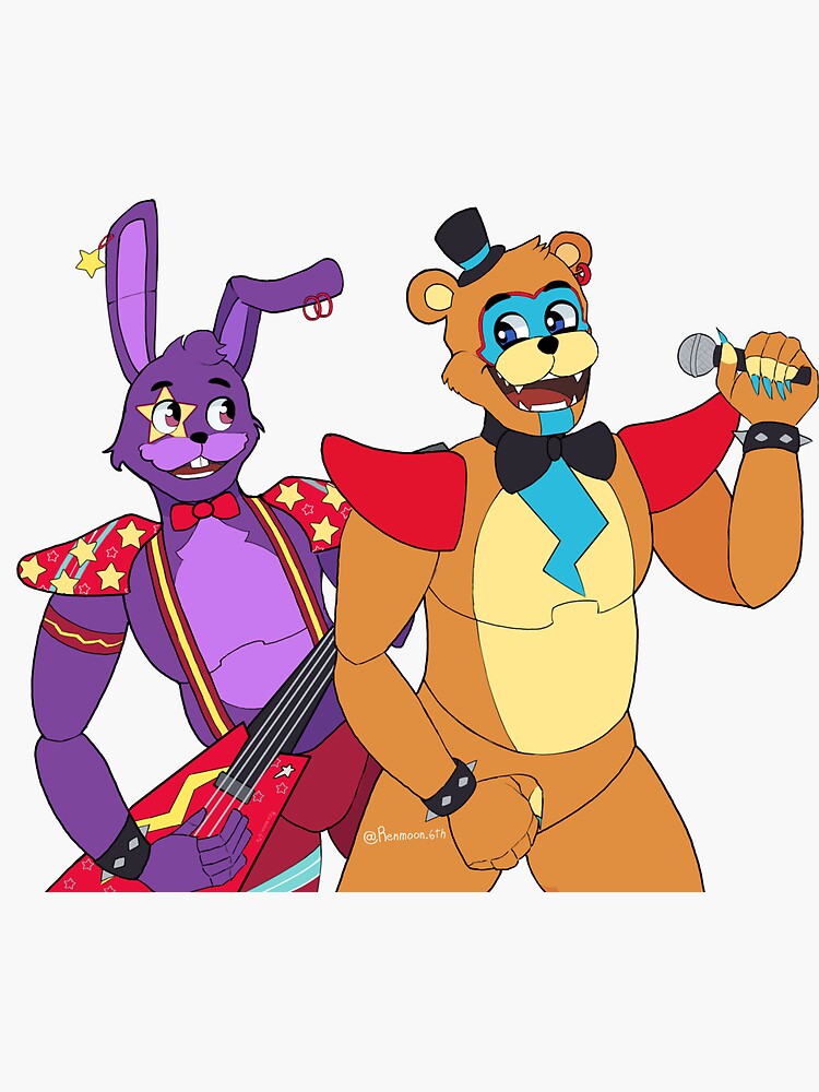 Glamrock Bonnie over Freddy [Five Nights at Freddy's Security