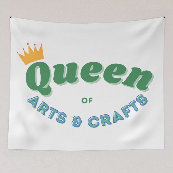 Item preview, Queen of arts and crafts designed and sold by wordsup.