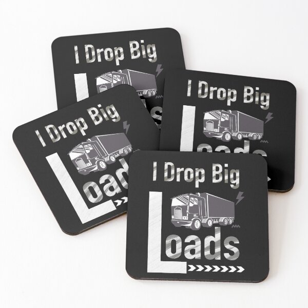 Item preview, I Drop Big Loads - Trailer Truck Driver Gift Men T-Shirt designed and sold by SuccessSK.