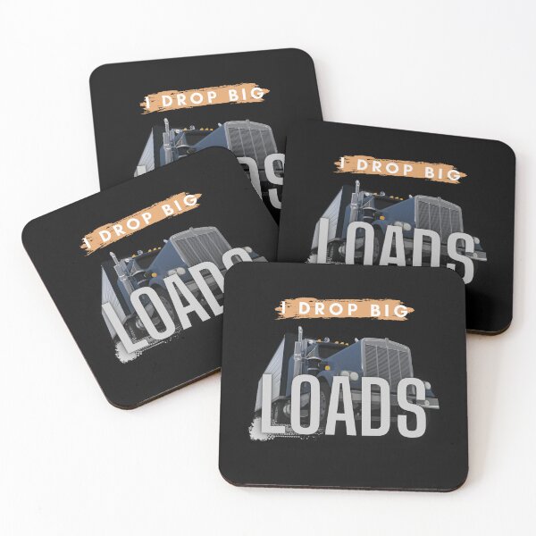Item preview, I Drop Big Loads - Trailer Truck Driver Gift Men T-Shirt designed and sold by SuccessSK.