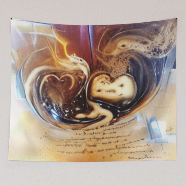 Item preview, Impressionist_Coffee_Pour designed and sold by BrokeCoffeeSnob.
