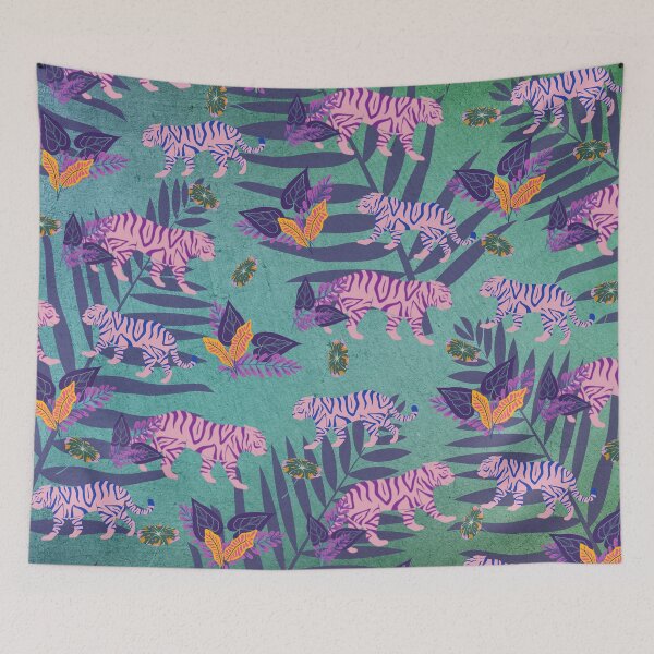Item preview, Purple tigers designed and sold by creativeDaphne.