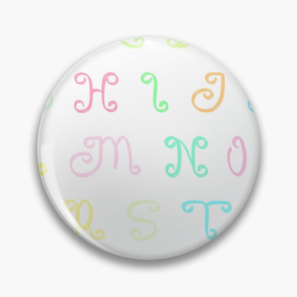 Item preview, Cute Pastel Alphabet designed and sold by Minaficent.
