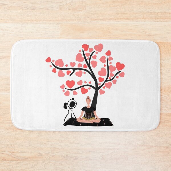 Item preview, All i Need is Love and Yoga and a dog designed and sold by GlobalHunt.