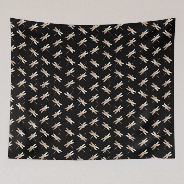 Item preview, Dragonflies On Black  designed and sold by LittleShop79.