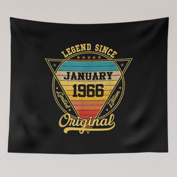 Item preview, 56th Birthday 56 Years Old Retro Legend Since January 1966  designed and sold by mchargue12.