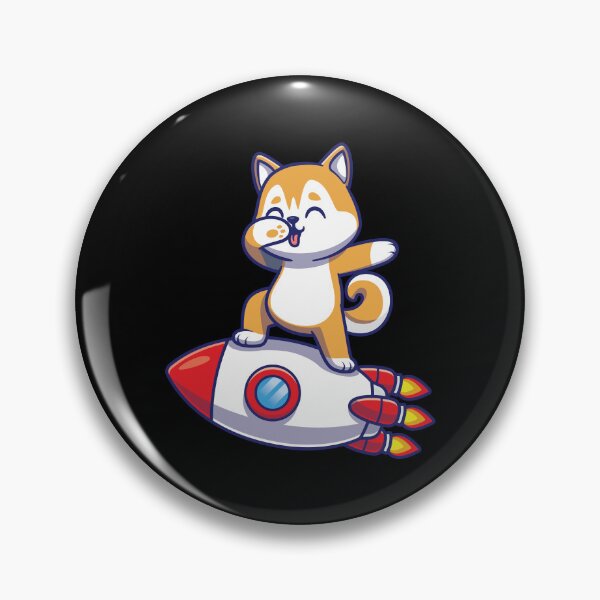 Item preview, Cute husky dog dabbing on rocket - Dog & Rocket  designed and sold by ZafranOnline.