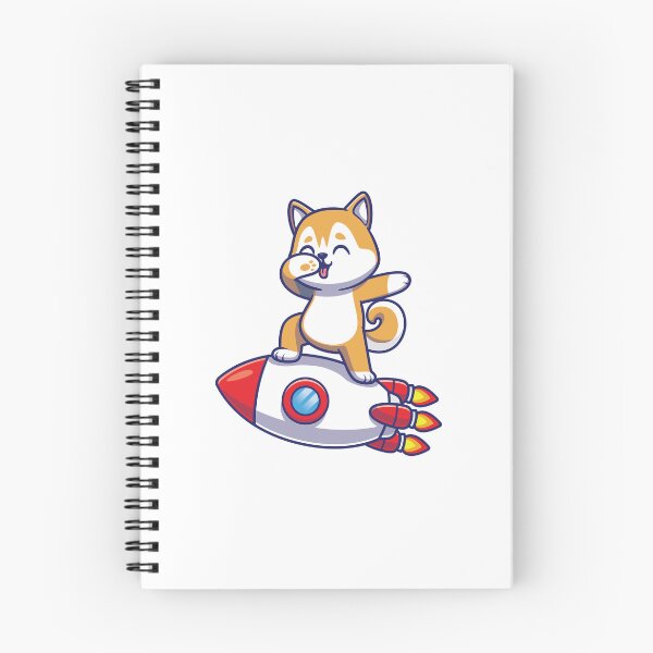 Item preview, Cute husky dog dabbing on rocket - Dog & Rocket  designed and sold by ZafranOnline.