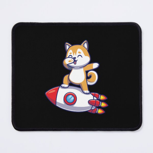 Item preview, Cute husky dog dabbing on rocket - Dog & Rocket  designed and sold by ZafranOnline.