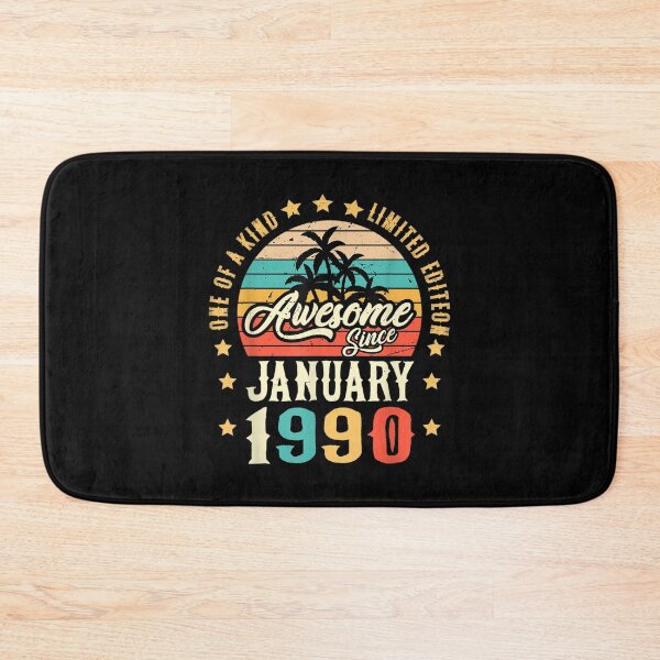 Item preview, Awesome Since January 1990 Vintage 32nd Birthday  designed and sold by mchargue12.