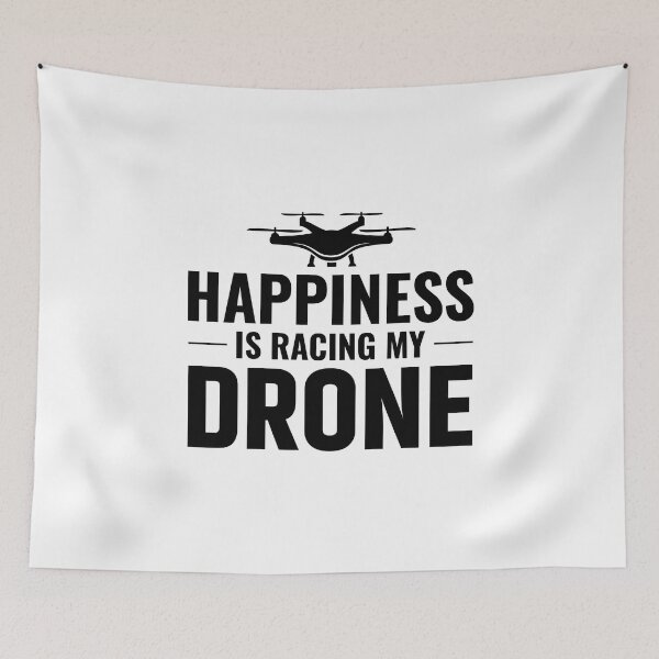 Aperçu de l'œuvre Drone Flying Quadcopters Pilote RC Air Racing créée et vendue par TastefulTees.
