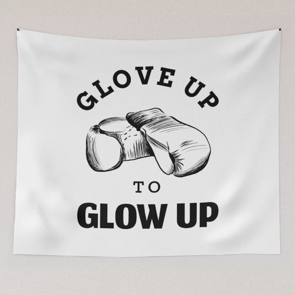 Item preview, Glove Up to Glow Up Boxing or Kickboxing designed and sold by willielmack.