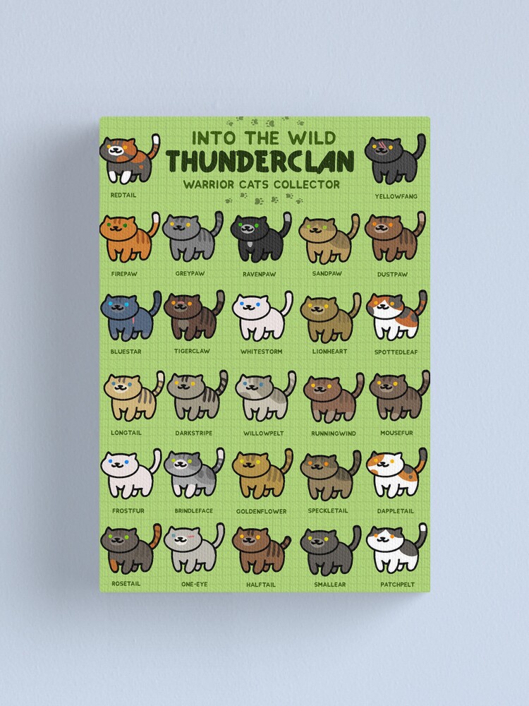 Warrior Cats Sticker Sheet - Thunder Clan 2