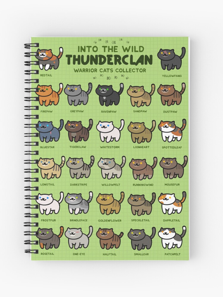 Warrior Cats Sticker Sheet - Thunder Clan 2