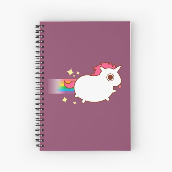 y le encanta divertirse bajo el arcoiris. Es un pequeño compañero divertido para tener. Cuaderno de espiral