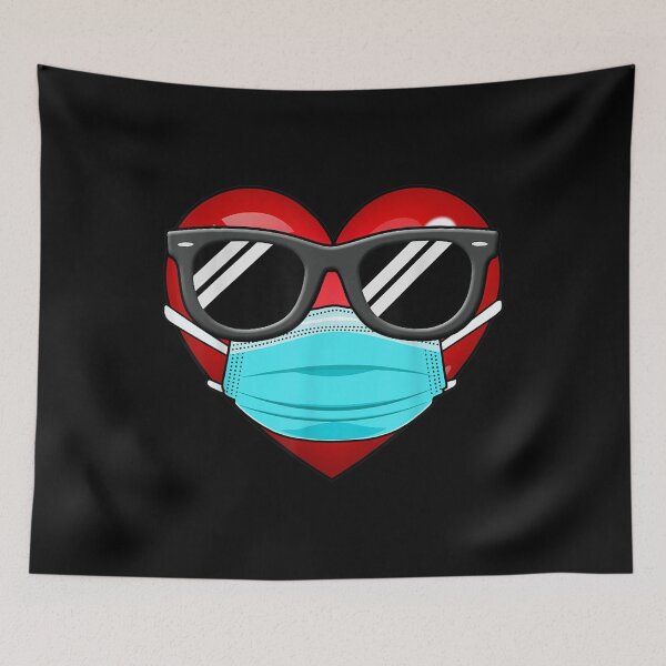 Item preview, Heart In A Mask Funny Valentines Day  designed and sold by mchargue12.