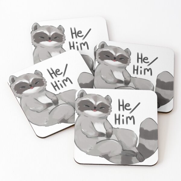 Item preview, He / Him Trash Panda designed and sold by Sleepy-studio.