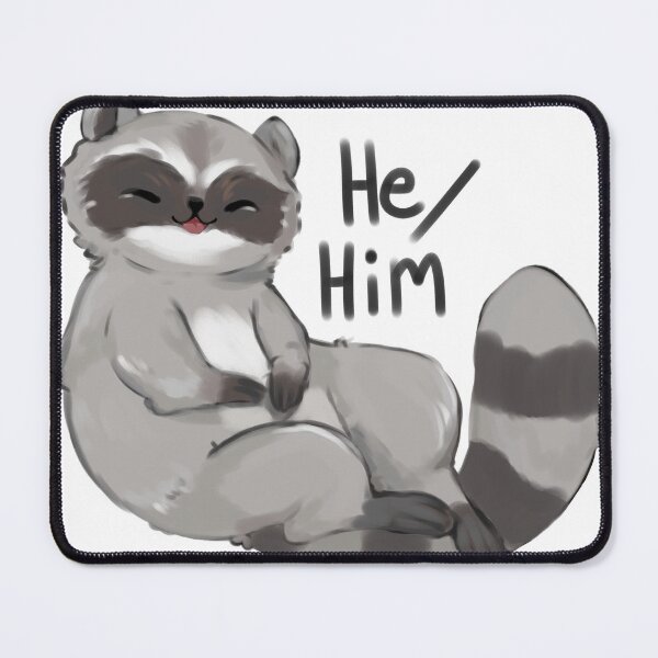 Item preview, He / Him Trash Panda designed and sold by Sleepy-studio.