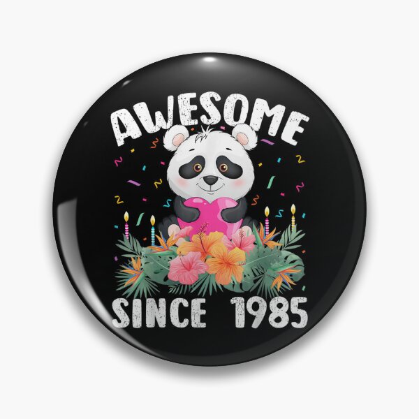 Item preview, 37 Years Old Panda Lover Awesome Since 1985 37th Birthday  designed and sold by mchargue12.