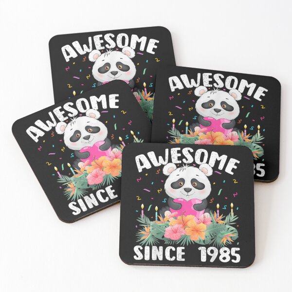 Item preview, 37 Years Old Panda Lover Awesome Since 1985 37th Birthday  designed and sold by mchargue12.