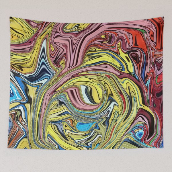 Item preview, House of the Birds Trippy Abstract Psychedelic Art designed and sold by vikghosh.