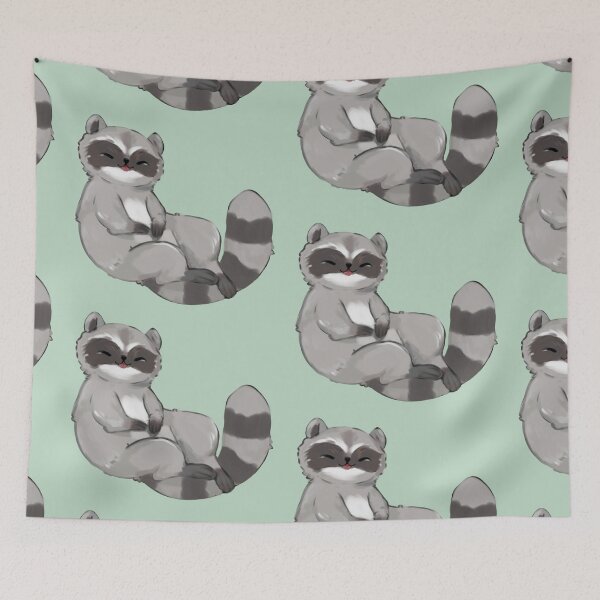 Item preview, Illustrated Trash Panda designed and sold by Sleepy-studio.