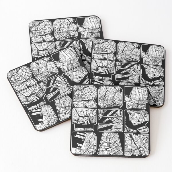 Item preview, Rotterdam Map Art Text Art Netherlands Holland designed and sold by cashewdays.