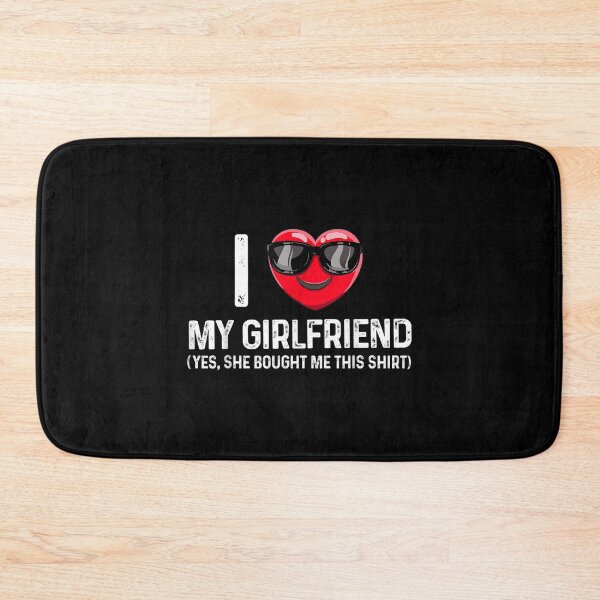 Artikelvorschau, I Love My Girlfriend She Is My Valentine Heart Sunglasses entworfen und verkauft von mchargue12.