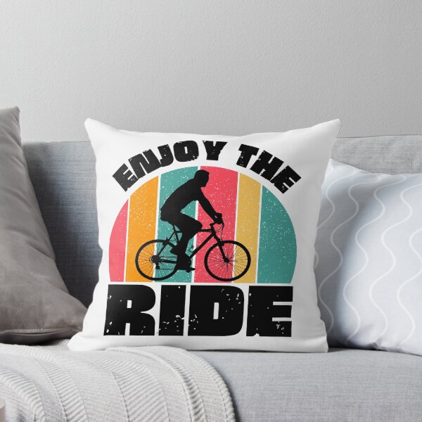 Item preview, Cycling Pun/ Enjoy The Ride/ Bicycle Design- White designed and sold by Designs By YL.