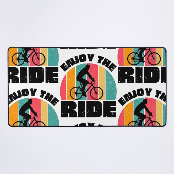 Item preview, Cycling Pun/ Enjoy The Ride/ Bicycle Design- White designed and sold by Designs By YL.