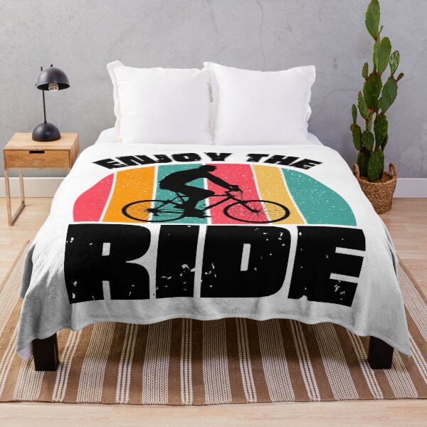 Item preview, Cycling Pun/ Enjoy The Ride/ Bicycle Design- White designed and sold by Designs By YL.