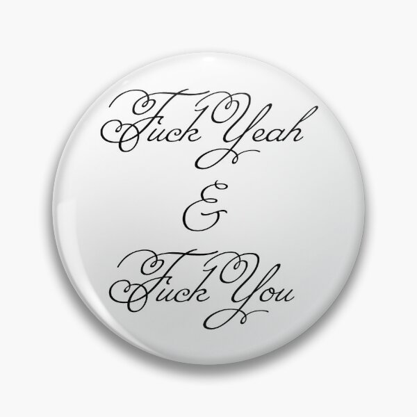 Item preview, Fuck Yeah & Fuck You (fancier script) designed and sold by Your Plant Friend.