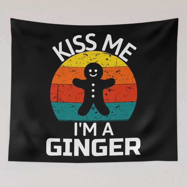 Item preview,  Kiss Me I'm A Ginger Funny St Patrick's Day Quotes  designed and sold by chetan786.