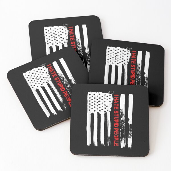 Item preview, Love America I Hate Stupid People Funny Usa Flag Gift  designed and sold by mchargue12.