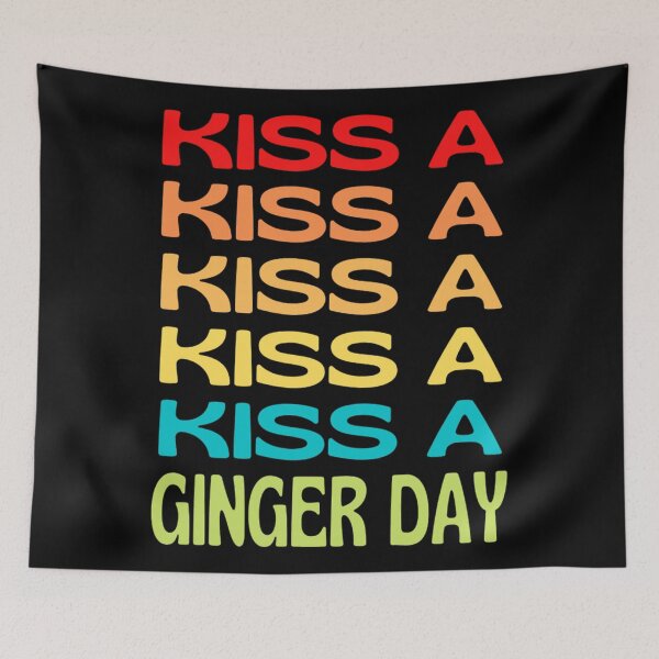 Item preview, Kiss Me I'm A Ginger Funny St Patrick's Day Quotes  designed and sold by chetan786.