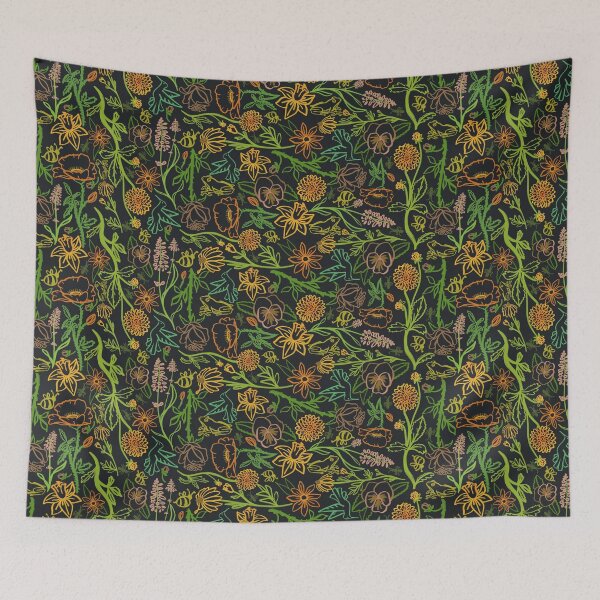 Item preview, Botanical Backdrop- Night designed and sold by Asher Silverman.