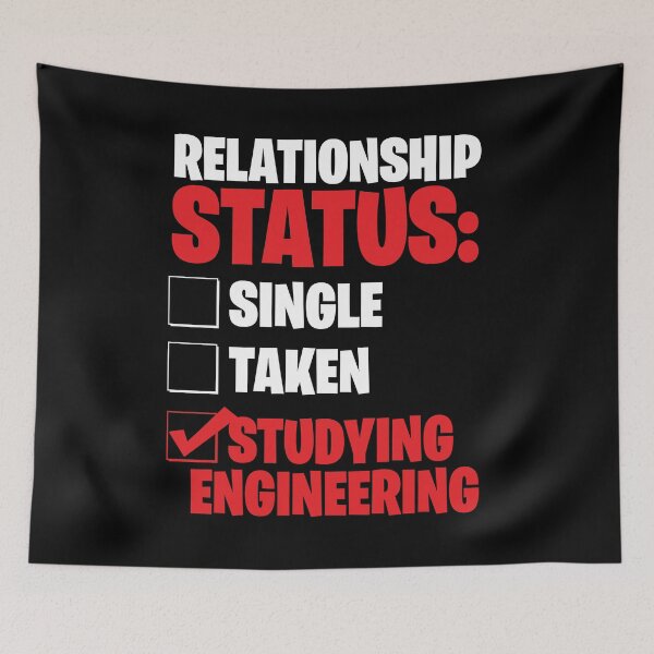Item preview, Relationship status studying engineering designed and sold by NeXore.