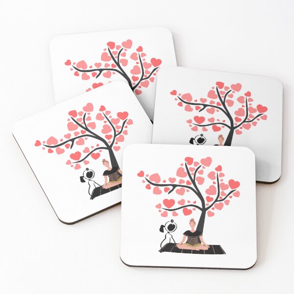 Item preview, All i Need is Love and Yoga and a dog designed and sold by GlobalHunt.