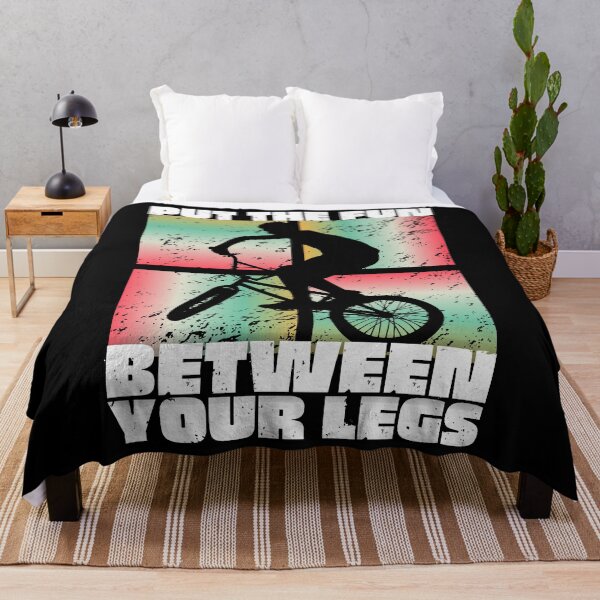 Item preview, Funny Cycling Pun/ Put The Fun Between Your Legs/ Bicycle Design designed and sold by Designs By YL.